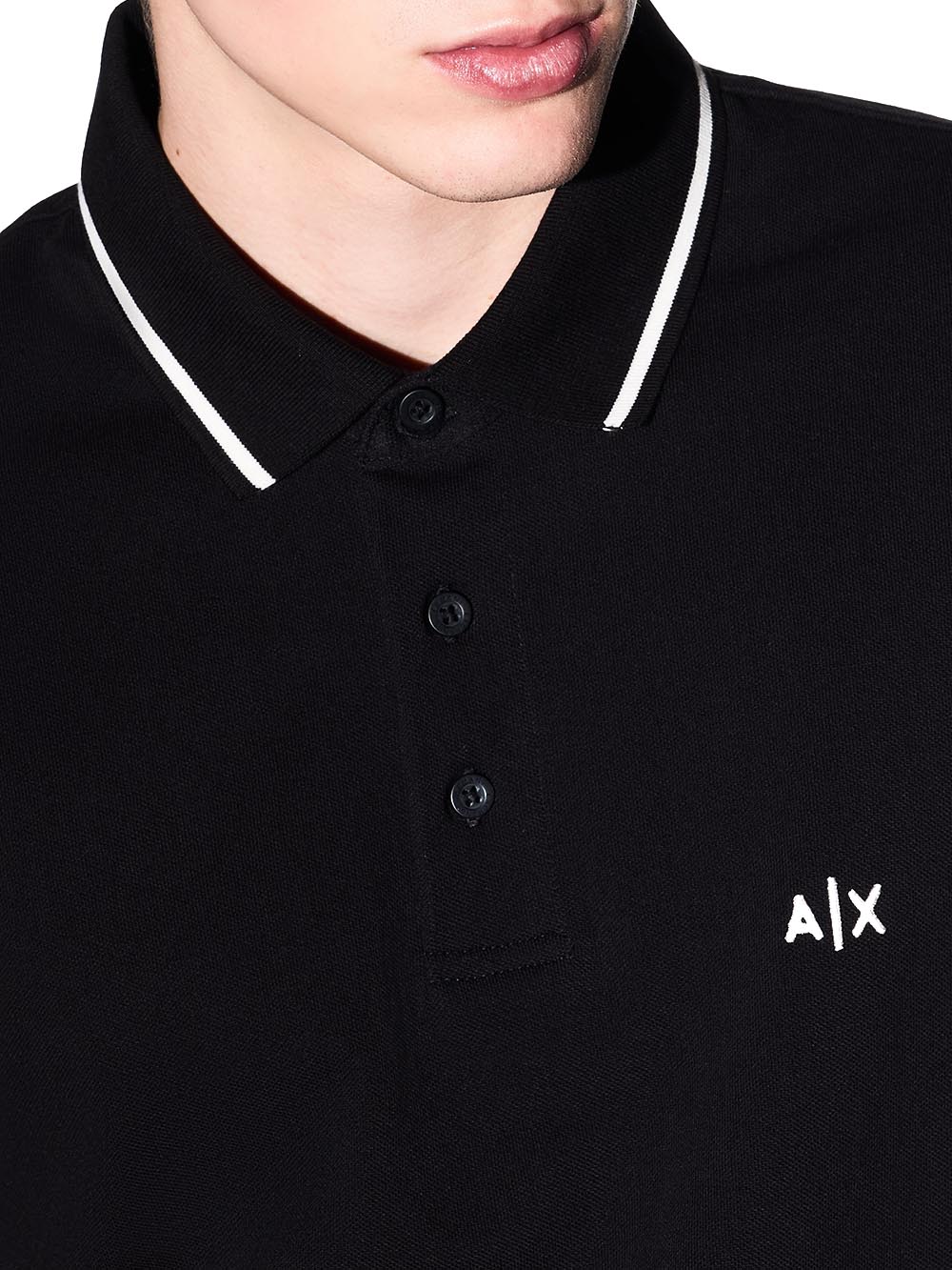 Armani Exchange Polo Uomo Xm002356 Af13026 Nero