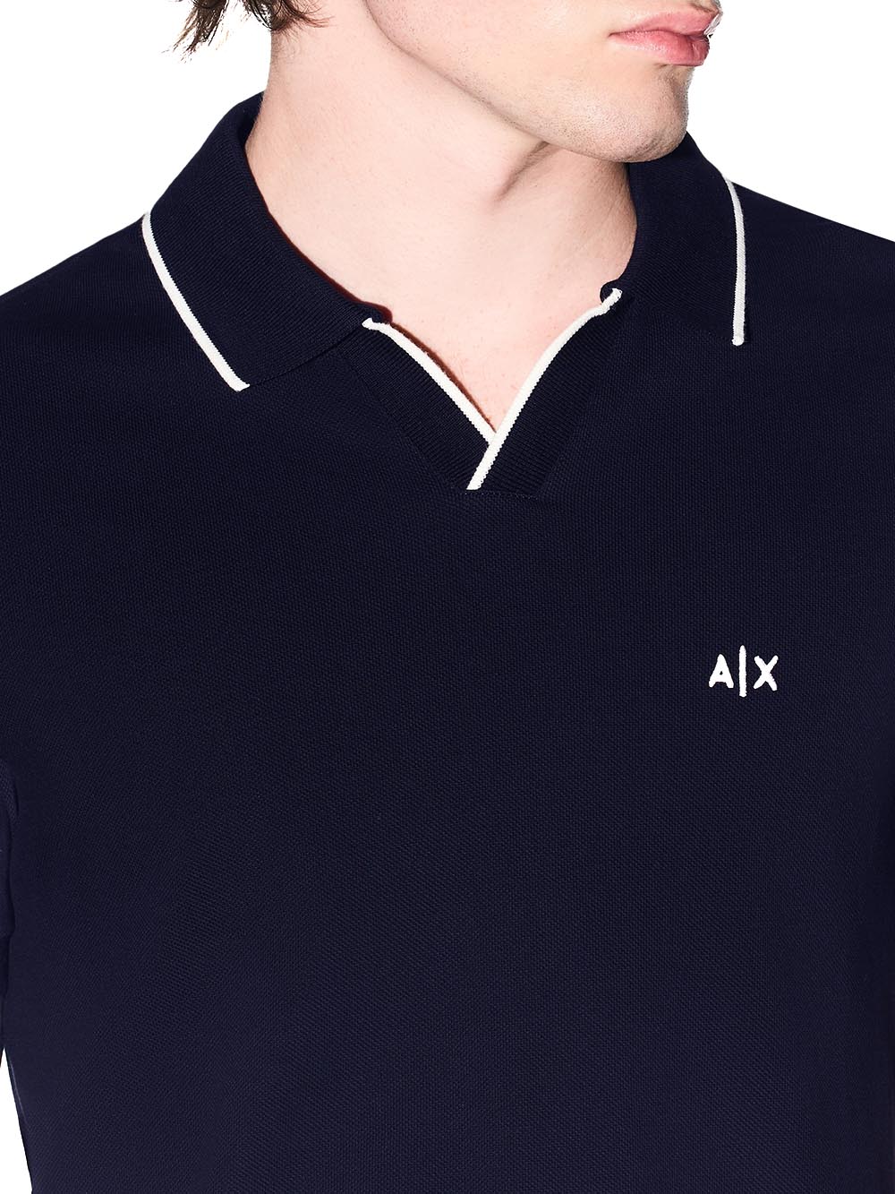 Armani Exchange Polo Uomo Xm002401 Af10366 Blu