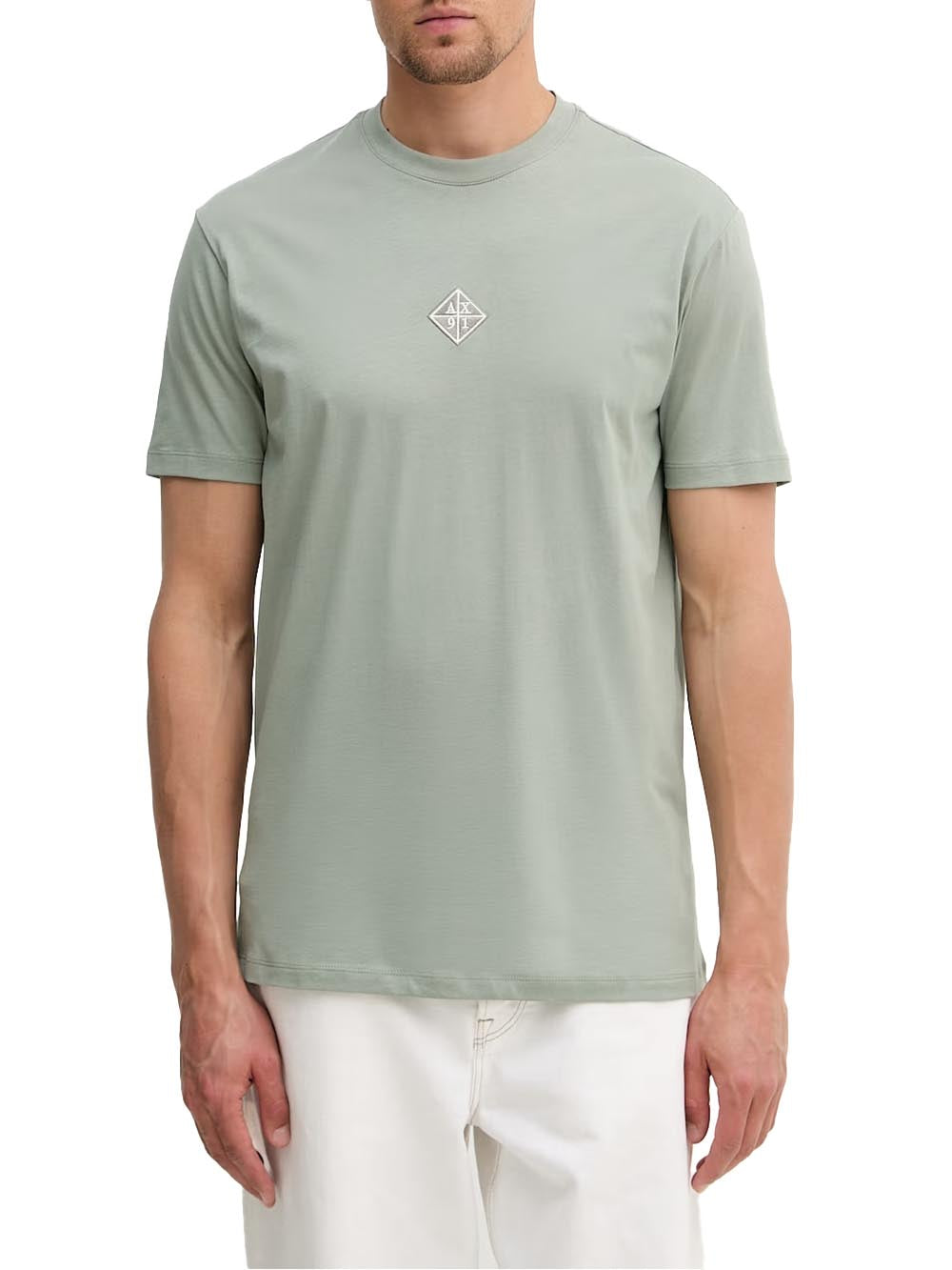 Armani Exchange T-shirt Uomo Xm002454 Af10358 Verde salvia