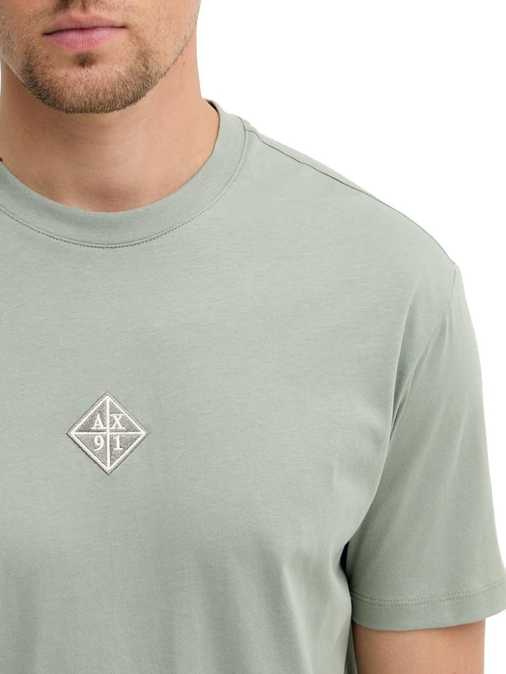 Armani Exchange T-shirt Uomo Xm002454 Af10358 Verde salvia