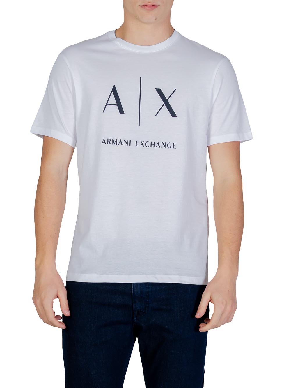 Armani Exchange T-shirt Uomo Xm002683 Af10356 Bianco