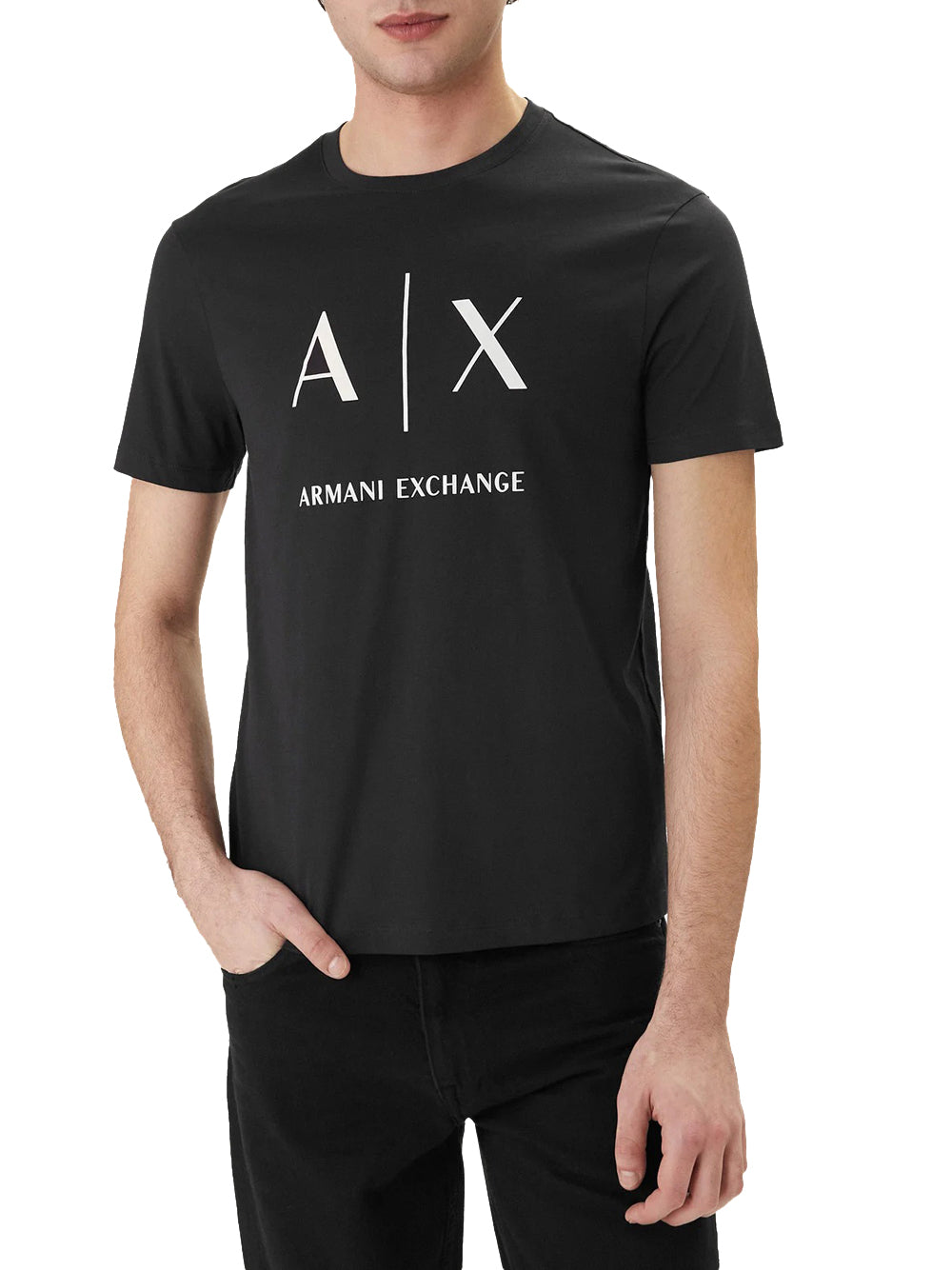 Armani Exchange T-shirt Uomo Xm002683 Af10356 Blu