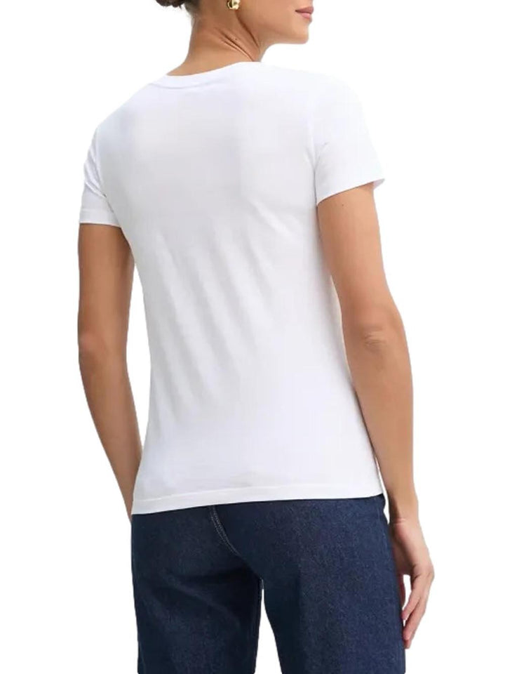 Armani Exchange T-shirt Donna Xw000839 Af10356 Bianco