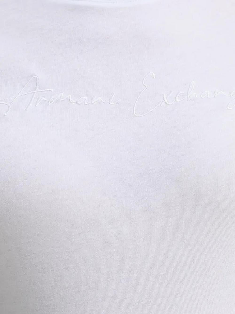 Armani Exchange T-shirt Donna Xw000839 Af10356 Bianco