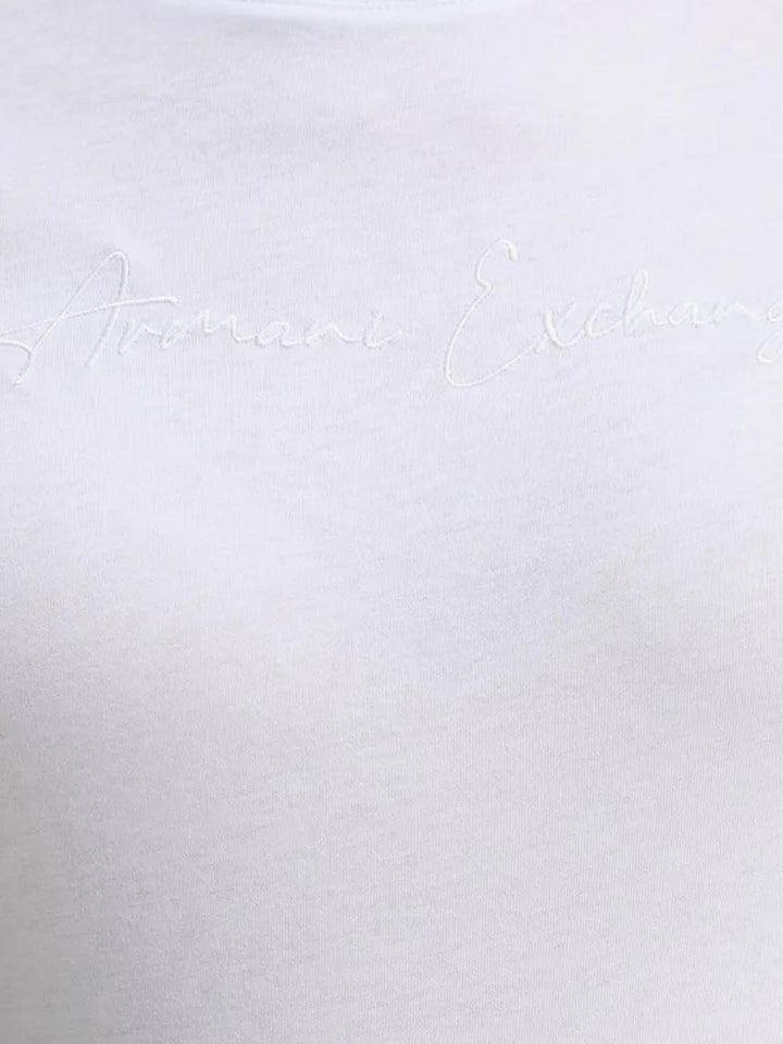 Armani Exchange T-shirt Donna Xw000839 Af10356 Bianco