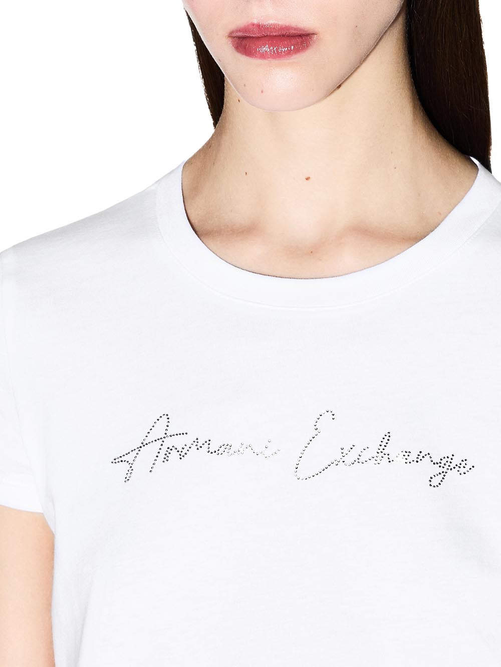 Armani Exchange T-shirt Donna Xw001457 Af10356 Bianco