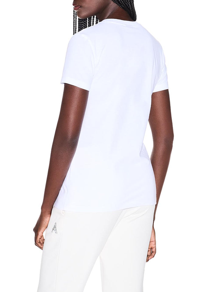 Armani Exchange T-shirt Donna Xw002330 Af10356 Bianco