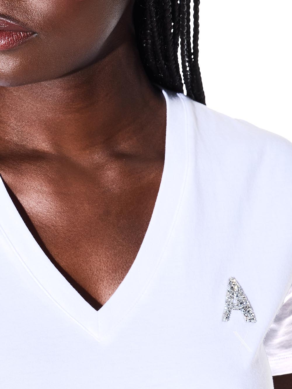 Armani Exchange T-shirt Donna Xw002330 Af10356 Bianco