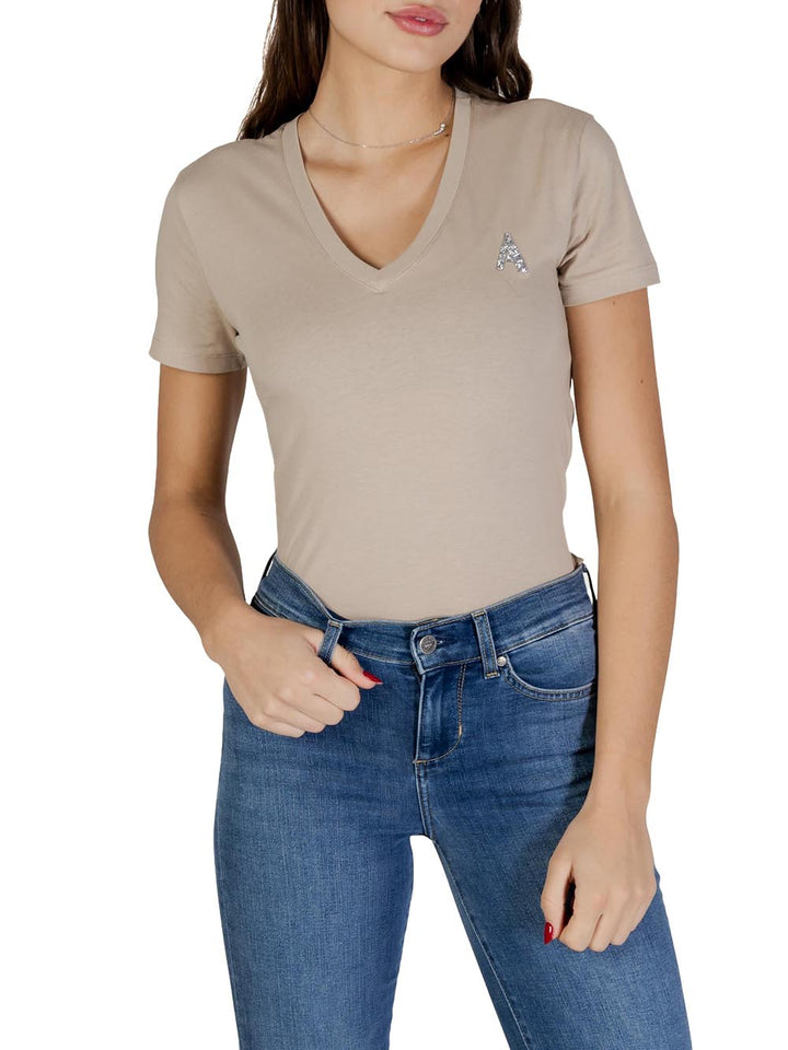 Armani Exchange T-shirt Donna Xw002330 Af10356 Sabbia