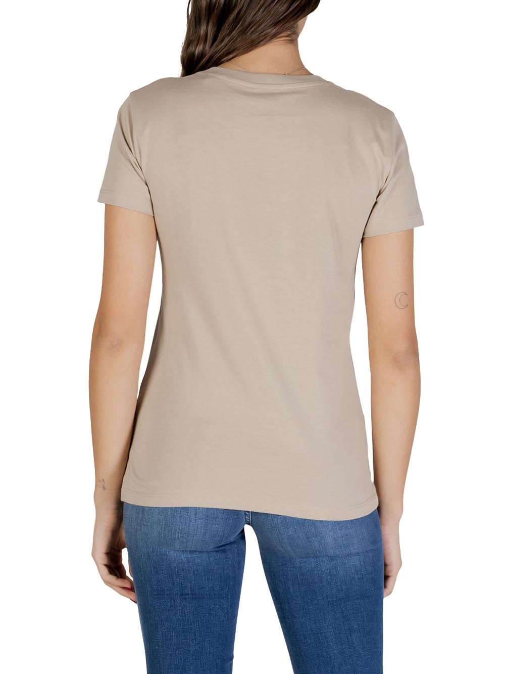 Armani Exchange T-shirt Donna Xw002330 Af10356 Sabbia