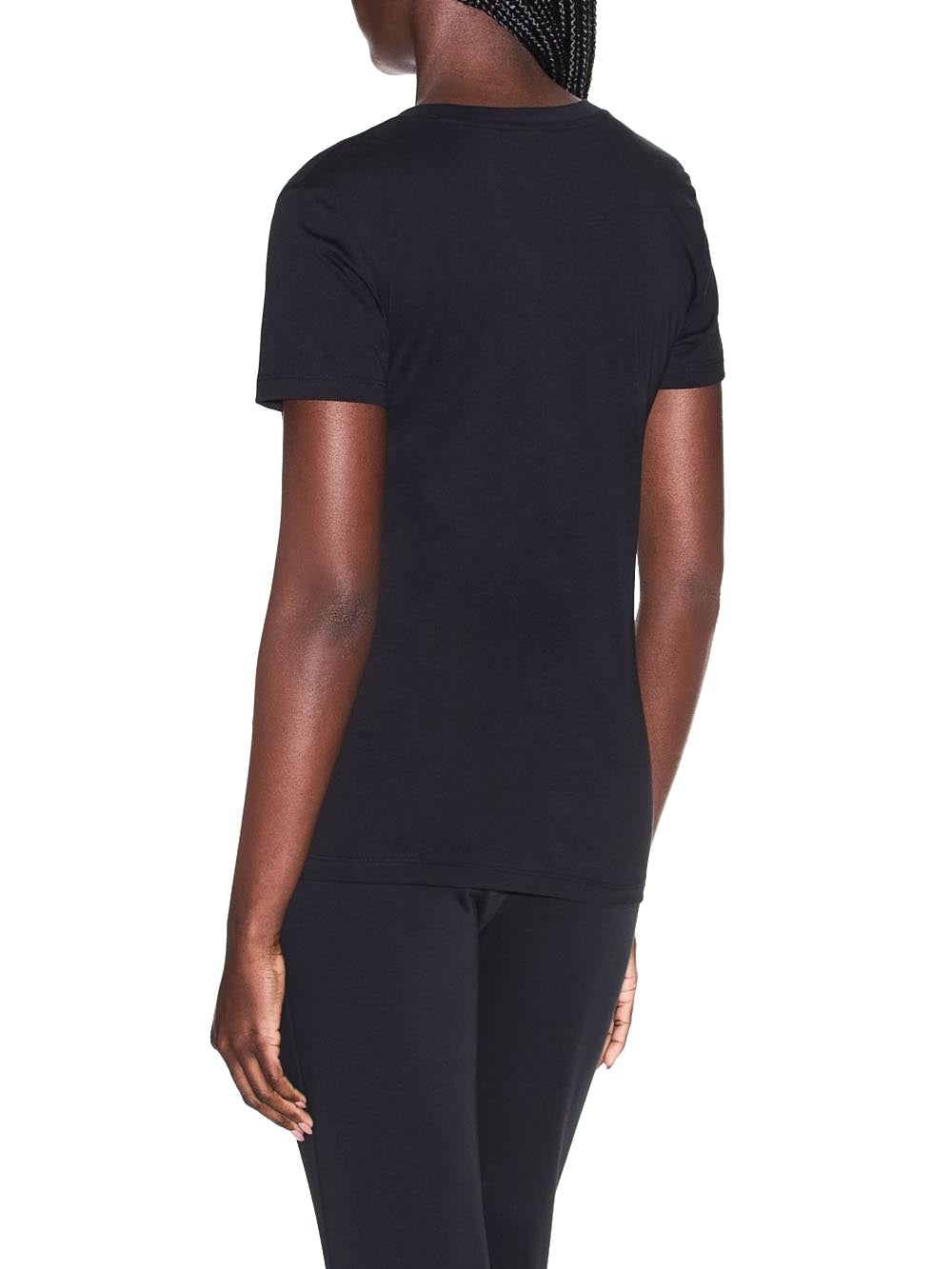 Armani Exchange T-shirt Donna Xw002330 Af10356 Nero