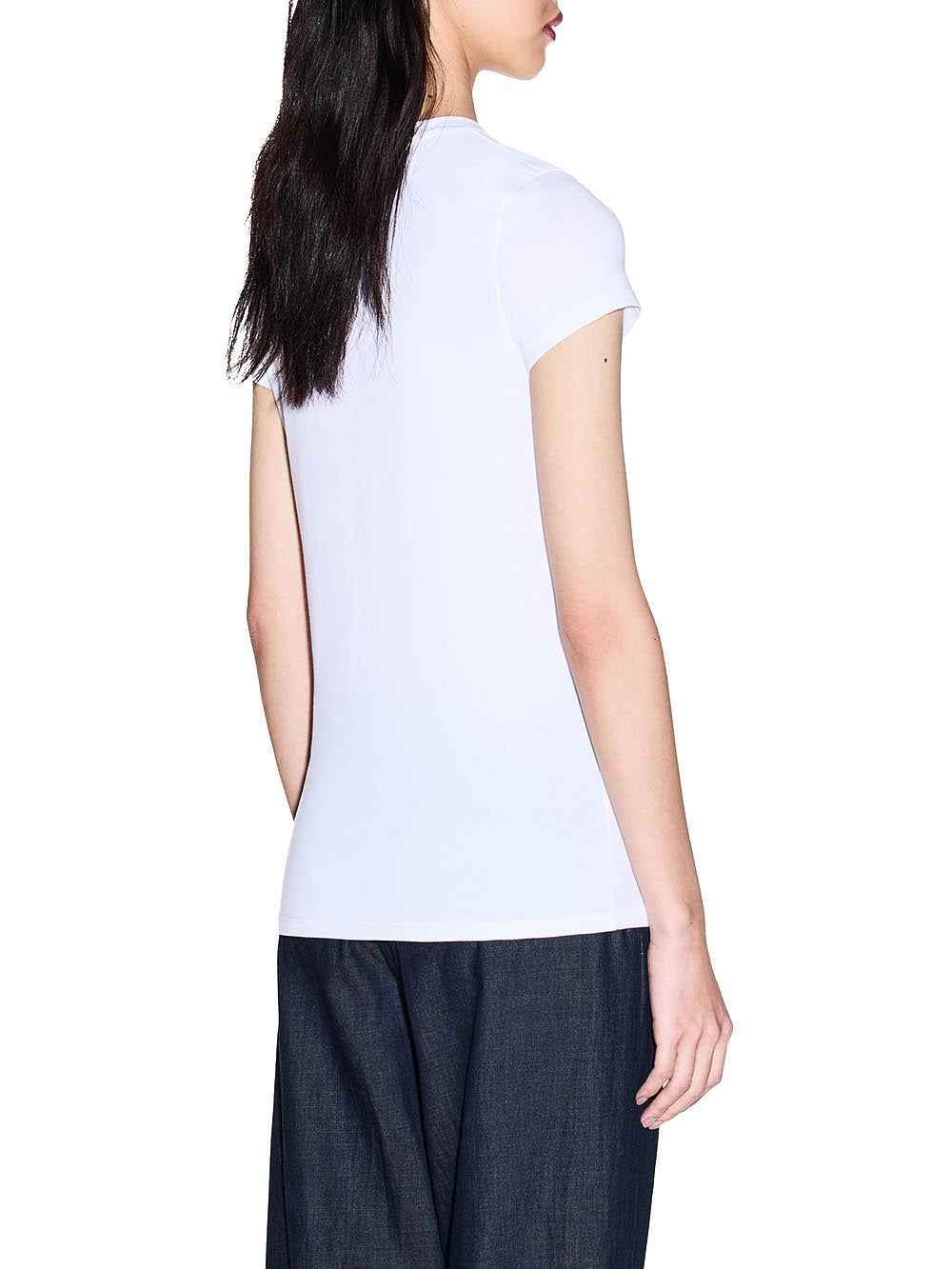 Armani Exchange T-shirt Donna Xw002333 Af16294 Bianco