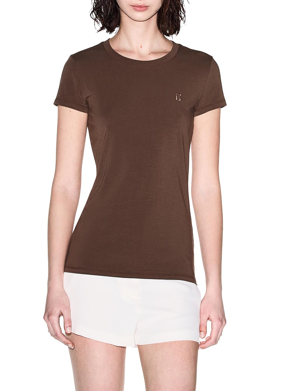 Armani Exchange T-shirt Donna Xw002333 Af16294 Marrone