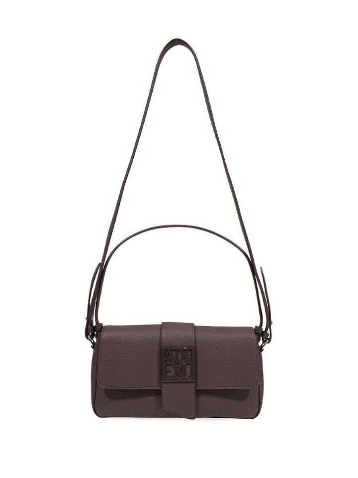 Armani Exchange Borsa a Spalla Donna Xw002592 Af11902 Marrone scuro