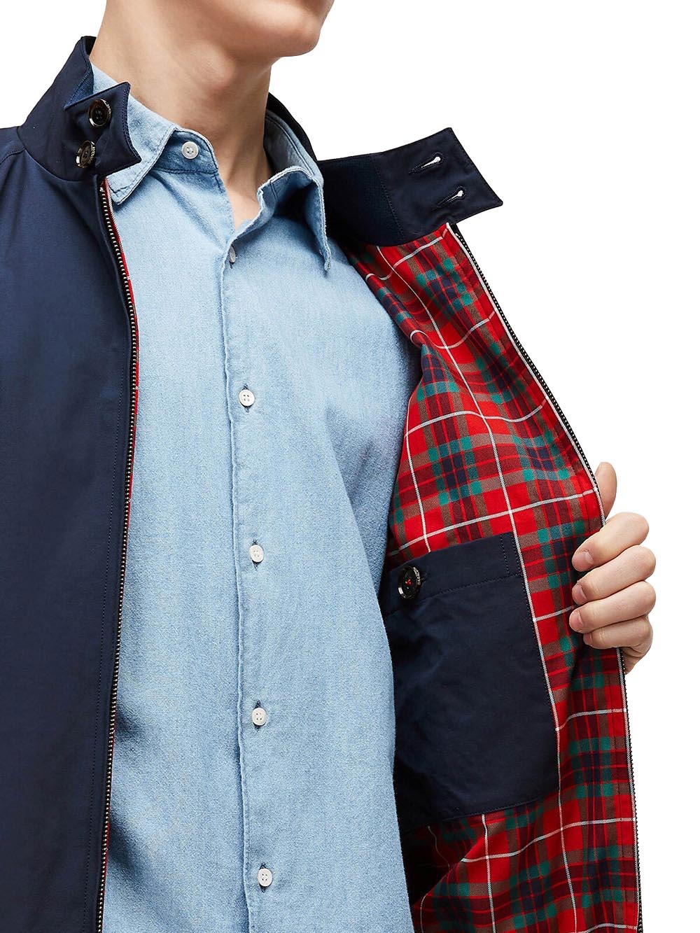 Baracuta Giubbino Uomo Brcps0001 Bcny1 Blu