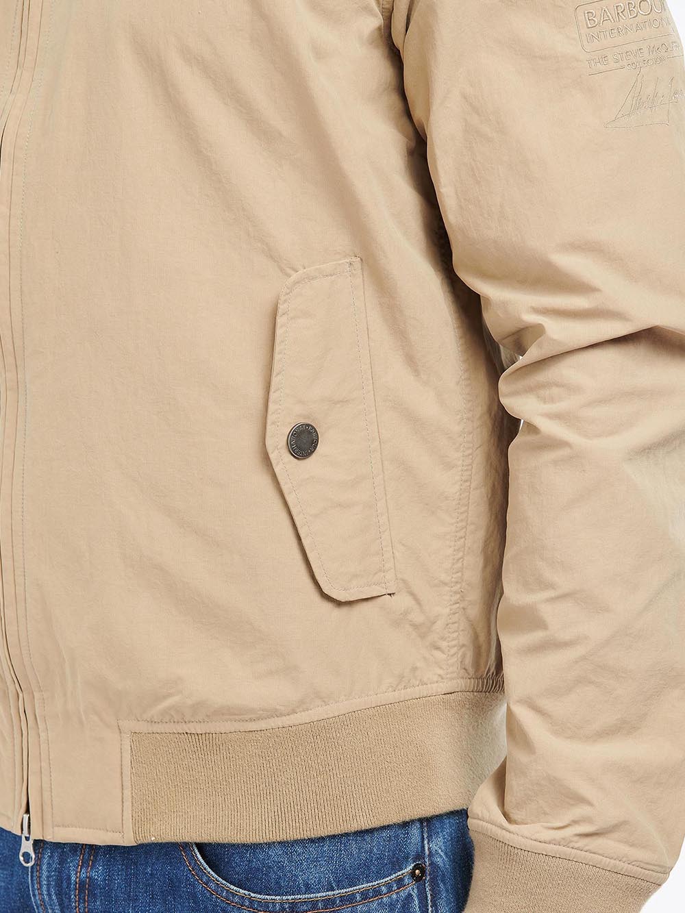 RECTIFIER HARRINGTON CASUAL Barbour International Giubbino Uomo Mca0427 Beige