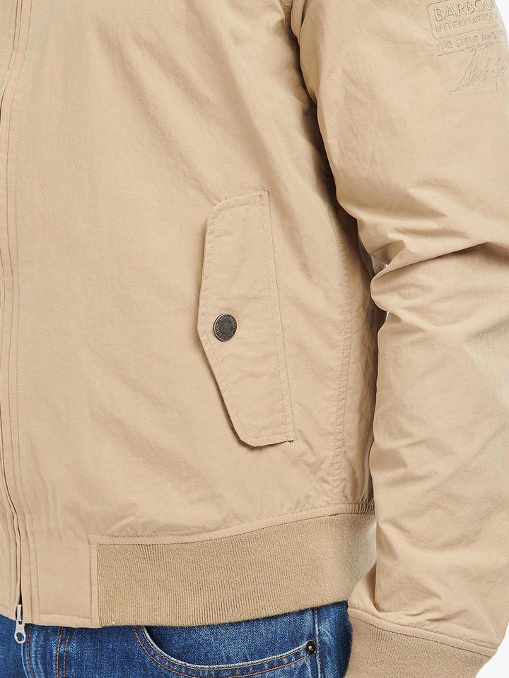 RECTIFIER HARRINGTON CASUAL Barbour International Giubbino Uomo Mca0427 Beige