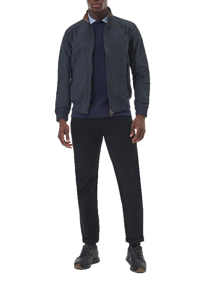 RECTIFIER HARRINGTON CASUAL Barbour International Giubbino Uomo Mca0427 Blu