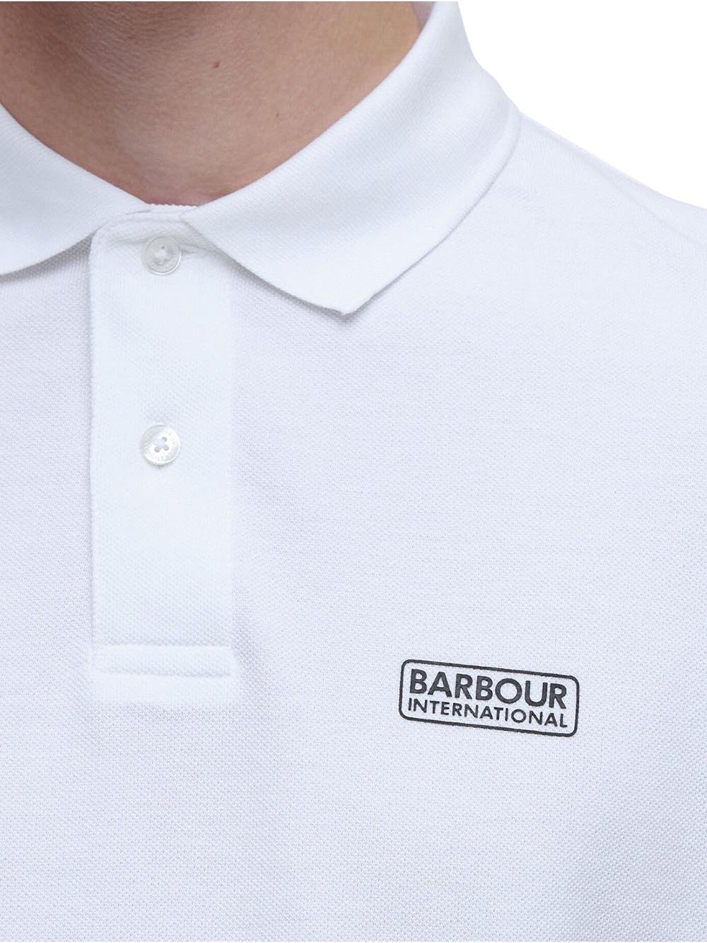Barbour International Polo Uomo Mml1318 Bianco