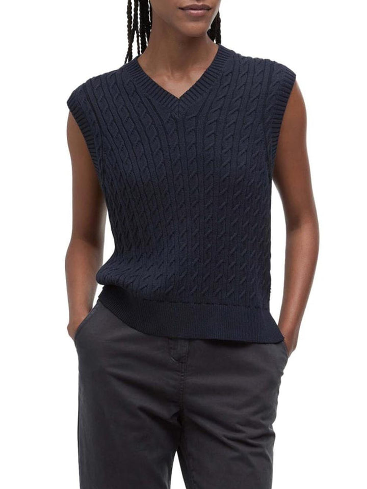 HARTLAND SLEEVELESS Barbour Gilet Donna Lkn1637 Blu