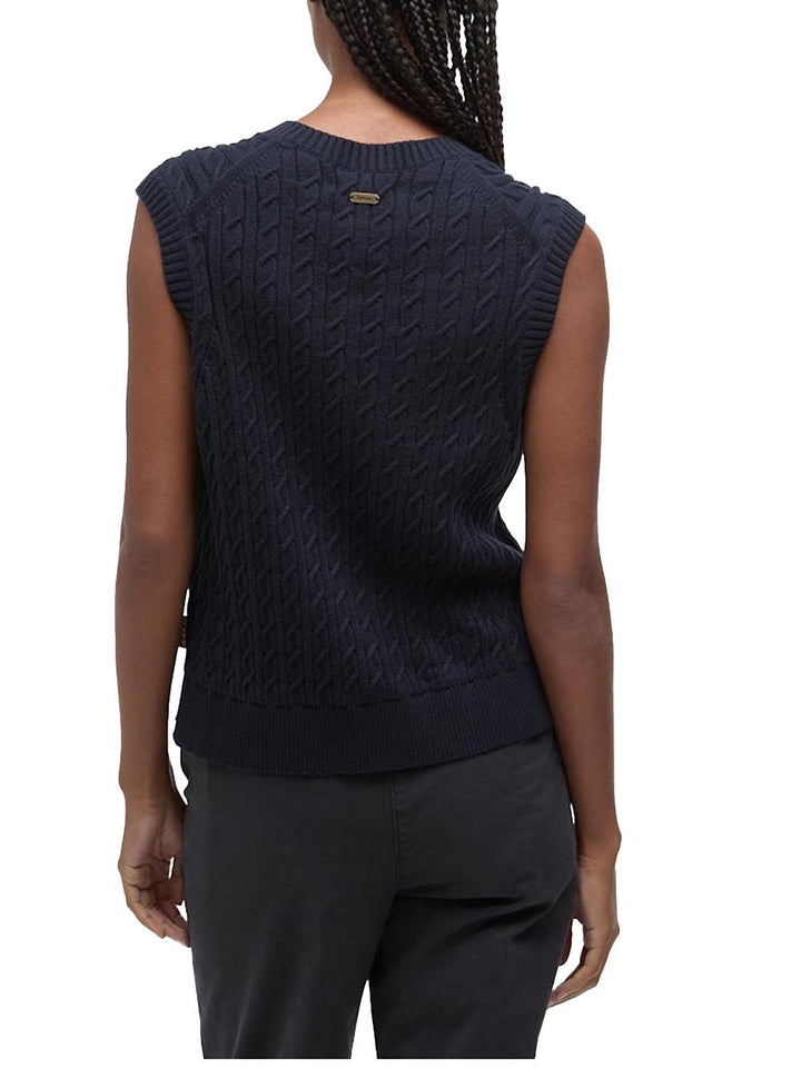 HARTLAND SLEEVELESS Barbour Gilet Donna Lkn1637 Blu