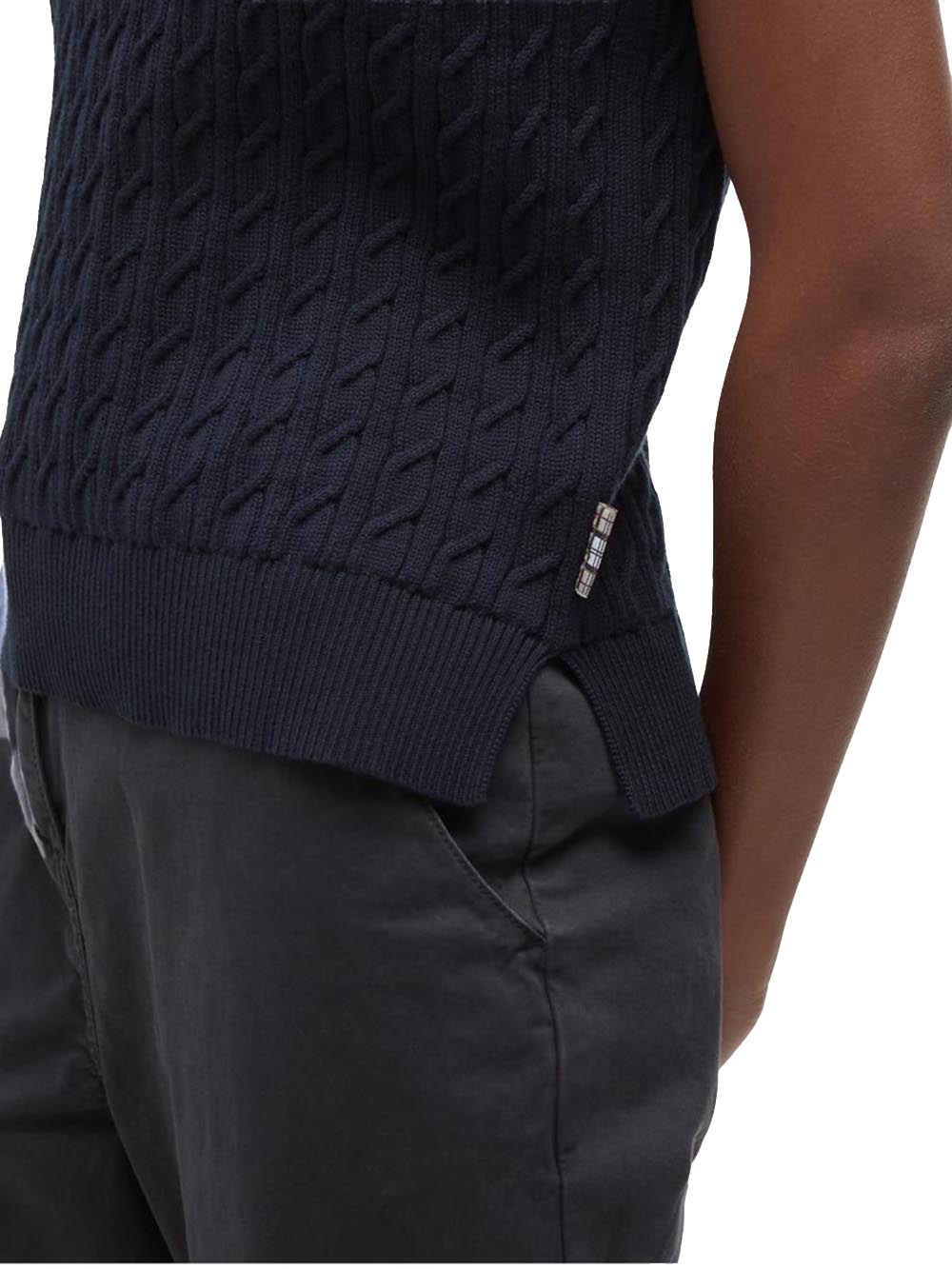 HARTLAND SLEEVELESS Barbour Gilet Donna Lkn1637 Blu