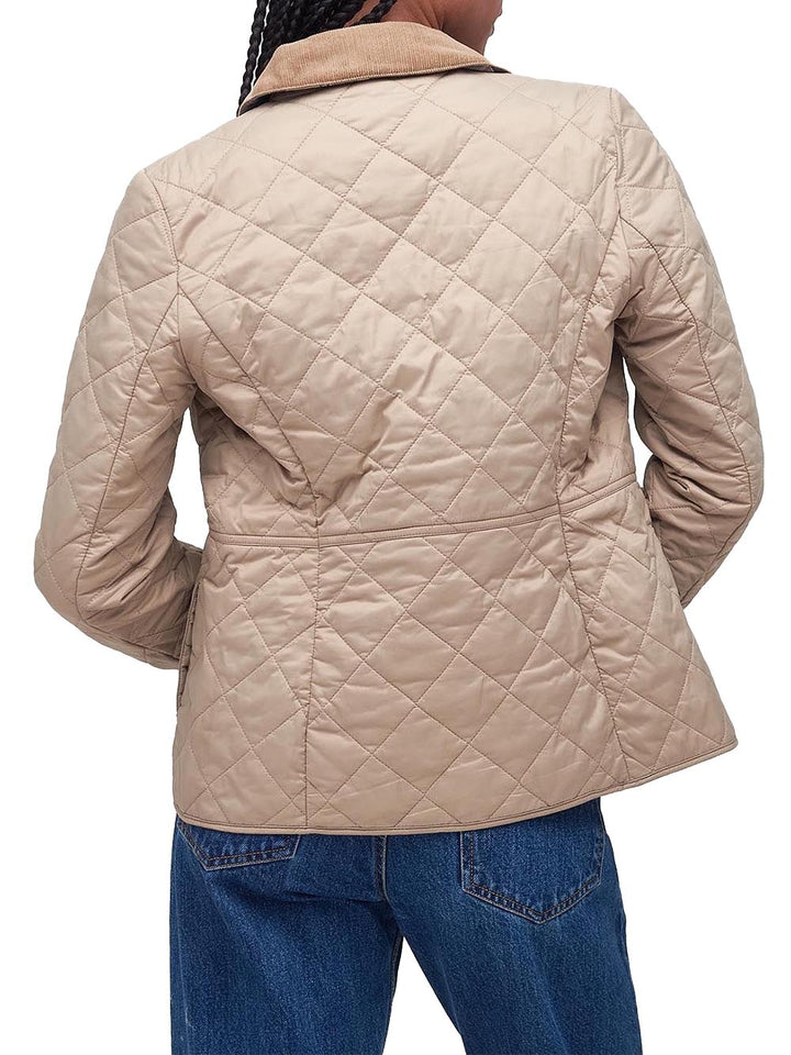 DEVERON QUILT Barbour Giubbino Donna Lqu1012 Beige