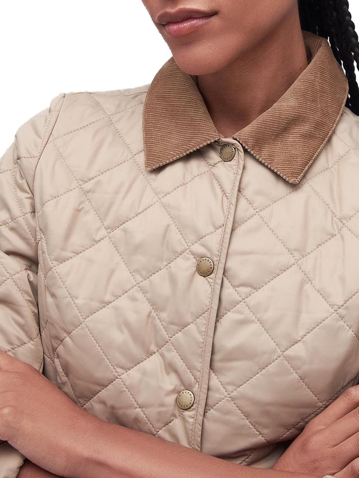 DEVERON QUILT Barbour Giubbino Donna Lqu1012 Beige