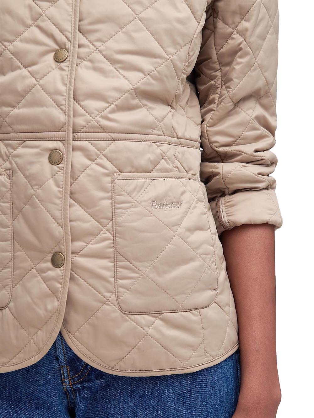 DEVERON QUILT Barbour Giubbino Donna Lqu1012 Beige