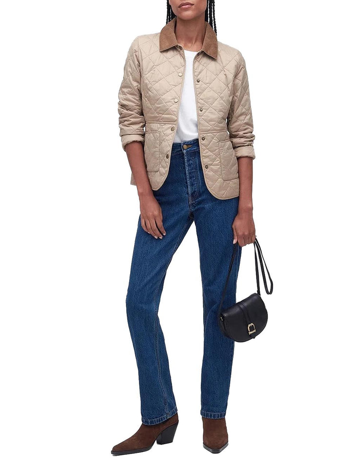 DEVERON QUILT Barbour Giubbino Donna Lqu1012 Beige