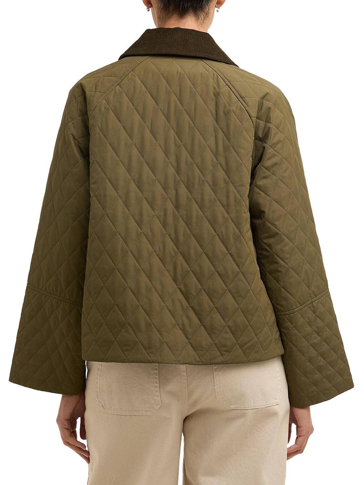 KIRBY QUILTED JACKET Barbour Giubbino Donna Lqu1897 Verde