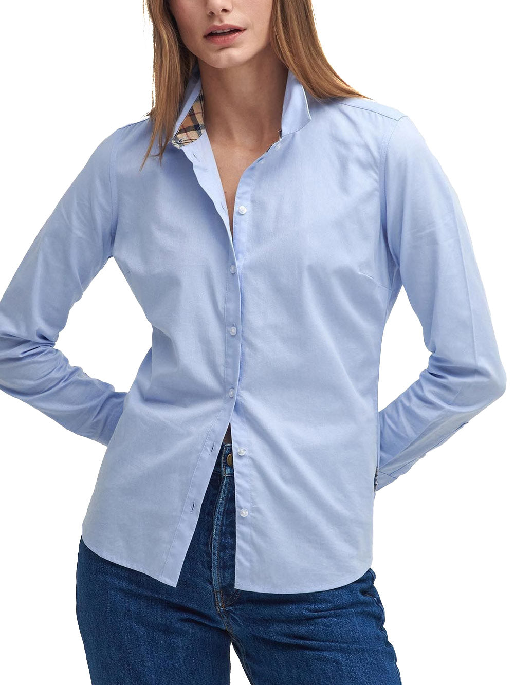DERWENT SHIRT Barbour Camicia Donna Lsh1409 Celeste