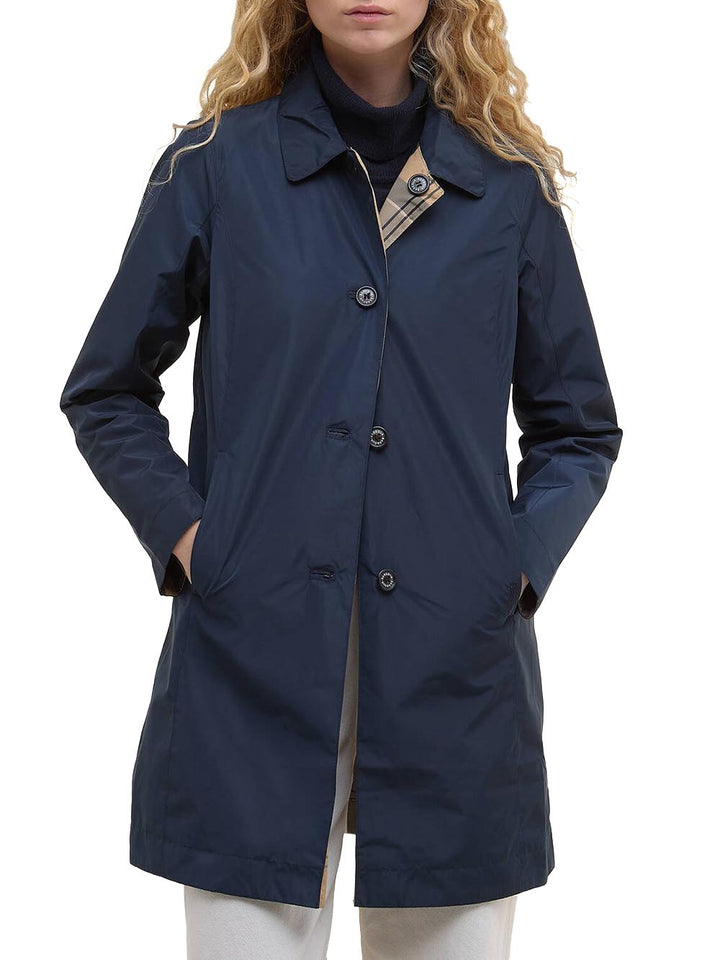 BABBITY SHOWERPROOF Barbour Impermeabile Donna Lsp0233 Blu