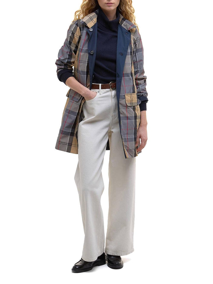 BABBITY SHOWERPROOF Barbour Impermeabile Donna Lsp0233 Blu