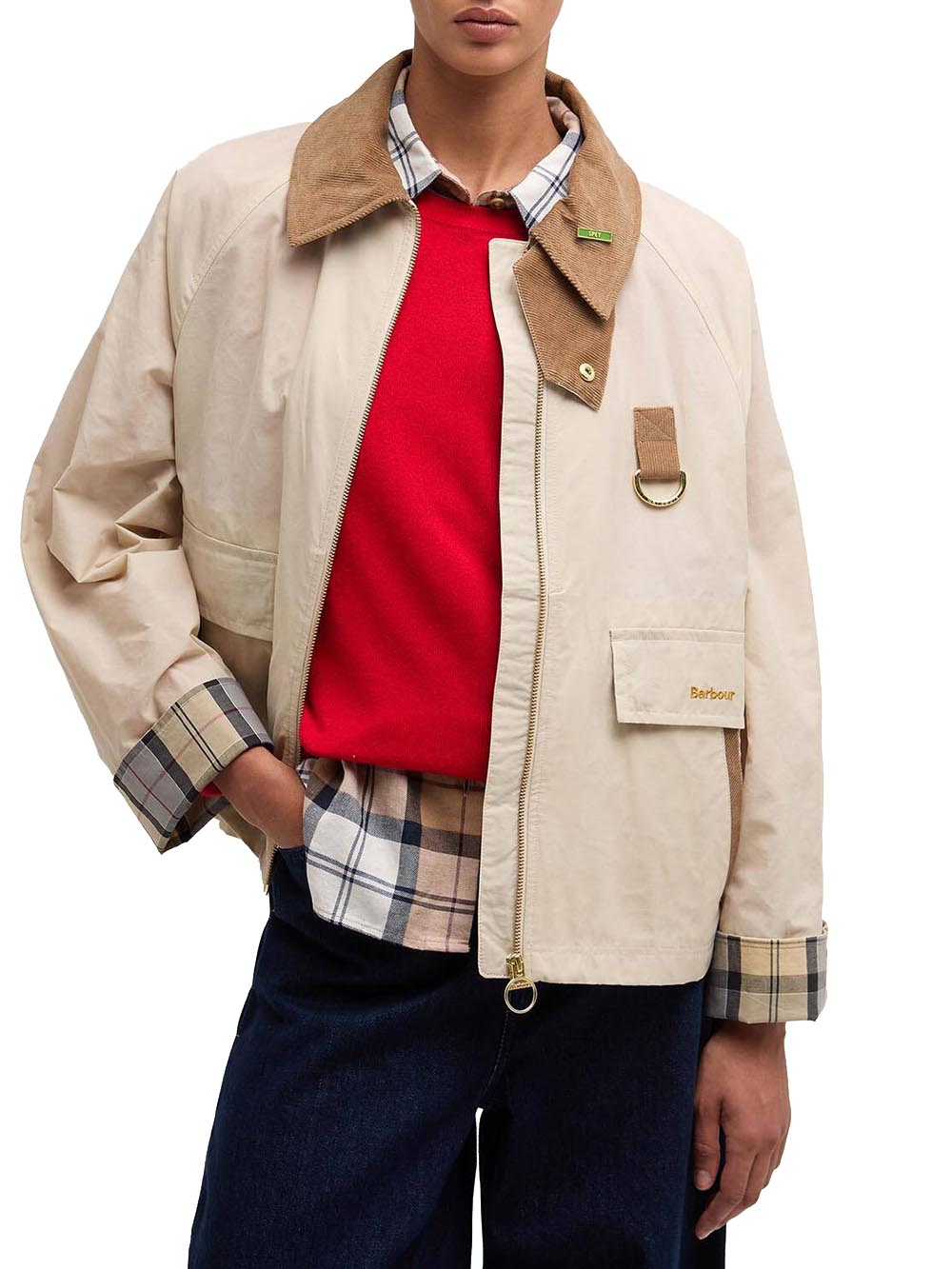 ICONS SPEY SHOWERPROOF Barbour Giubbino Donna Lsp0311 Panna