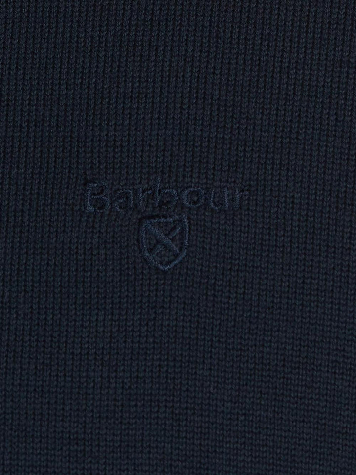 PIMA COTTON CREW Barbour Maglia Uomo Mkn0932 Blu