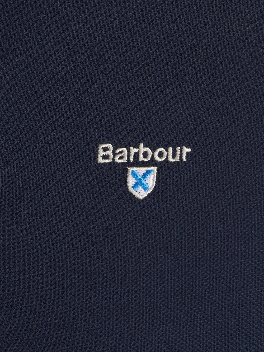 TARTAN PIQUE POLO Barbour Polo Uomo Mml0012 Blu