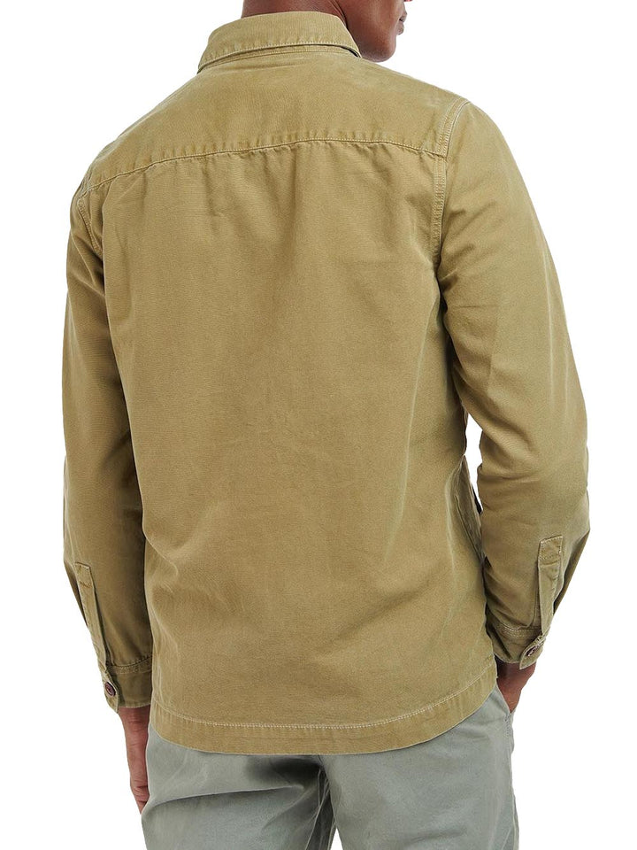 WASHED OVERSHIRT Barbour Camicia Uomo Mos0281 Verde