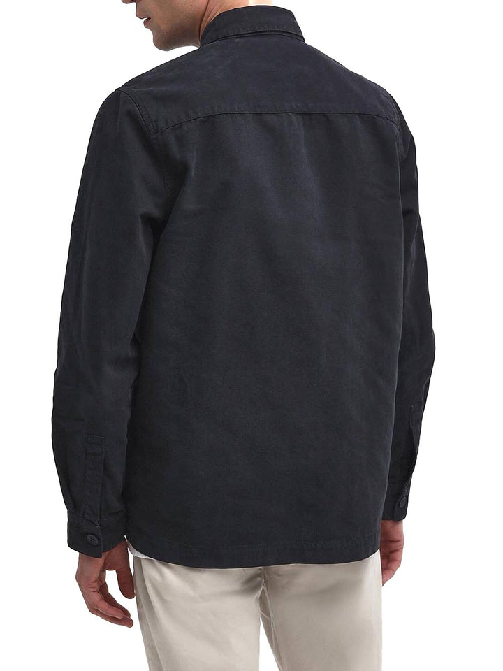 WASHED OVERSHIRT Barbour Camicia Uomo Mos0281 Blu