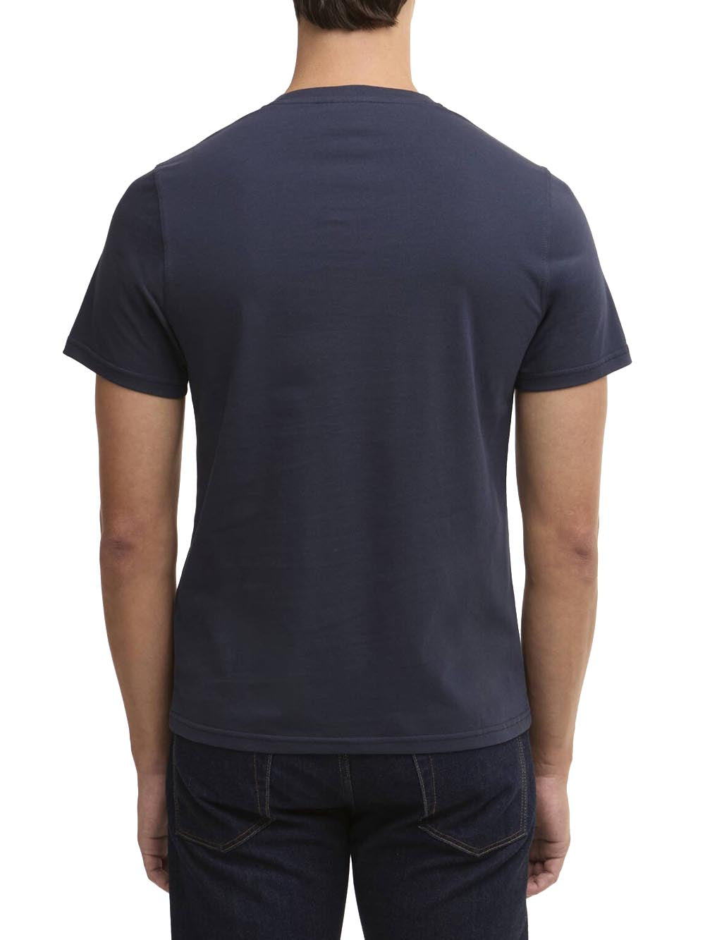 BERWICK TARTAN T-SHIRT Barbour T-shirt Uomo Mts1562 Blu