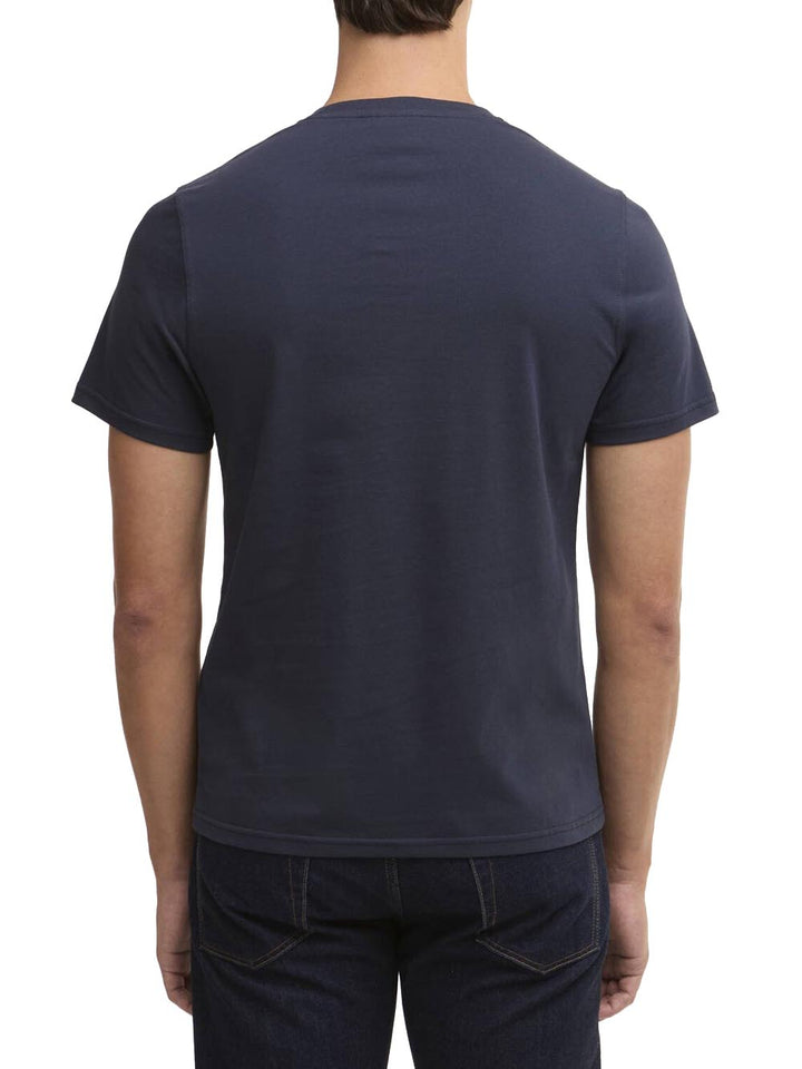 BERWICK TARTAN T-SHIRT Barbour T-shirt Uomo Mts1562 Blu