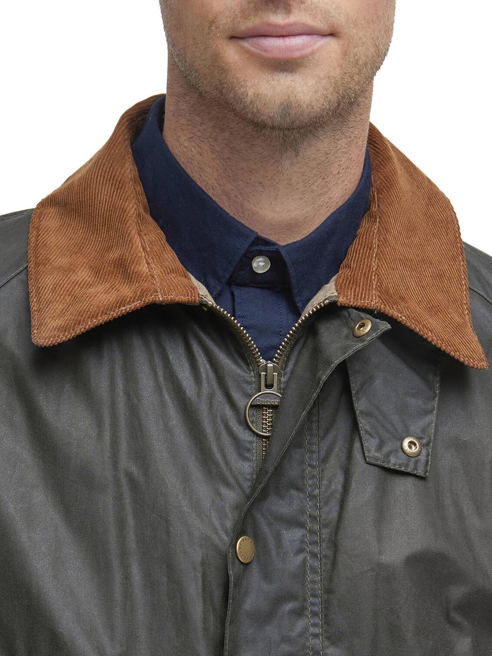 LIGHTWEIGHT ASHBY WAX Barbour Giubbino Uomo Mwx1377 Verde oliva