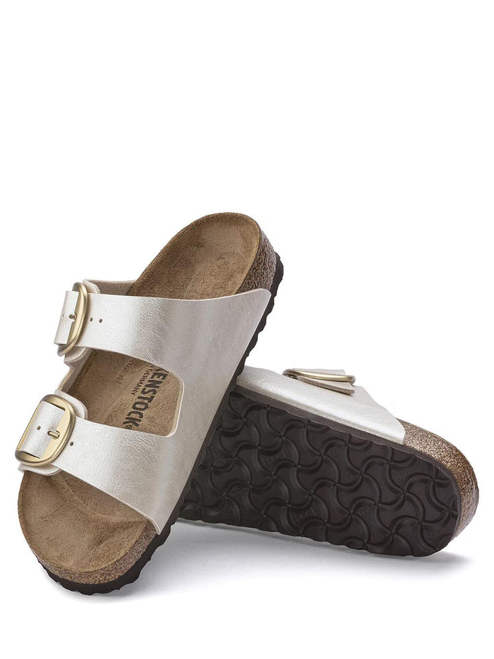 arizona big buckle Birkenstock Ciabatta Donna 1020021 Perla