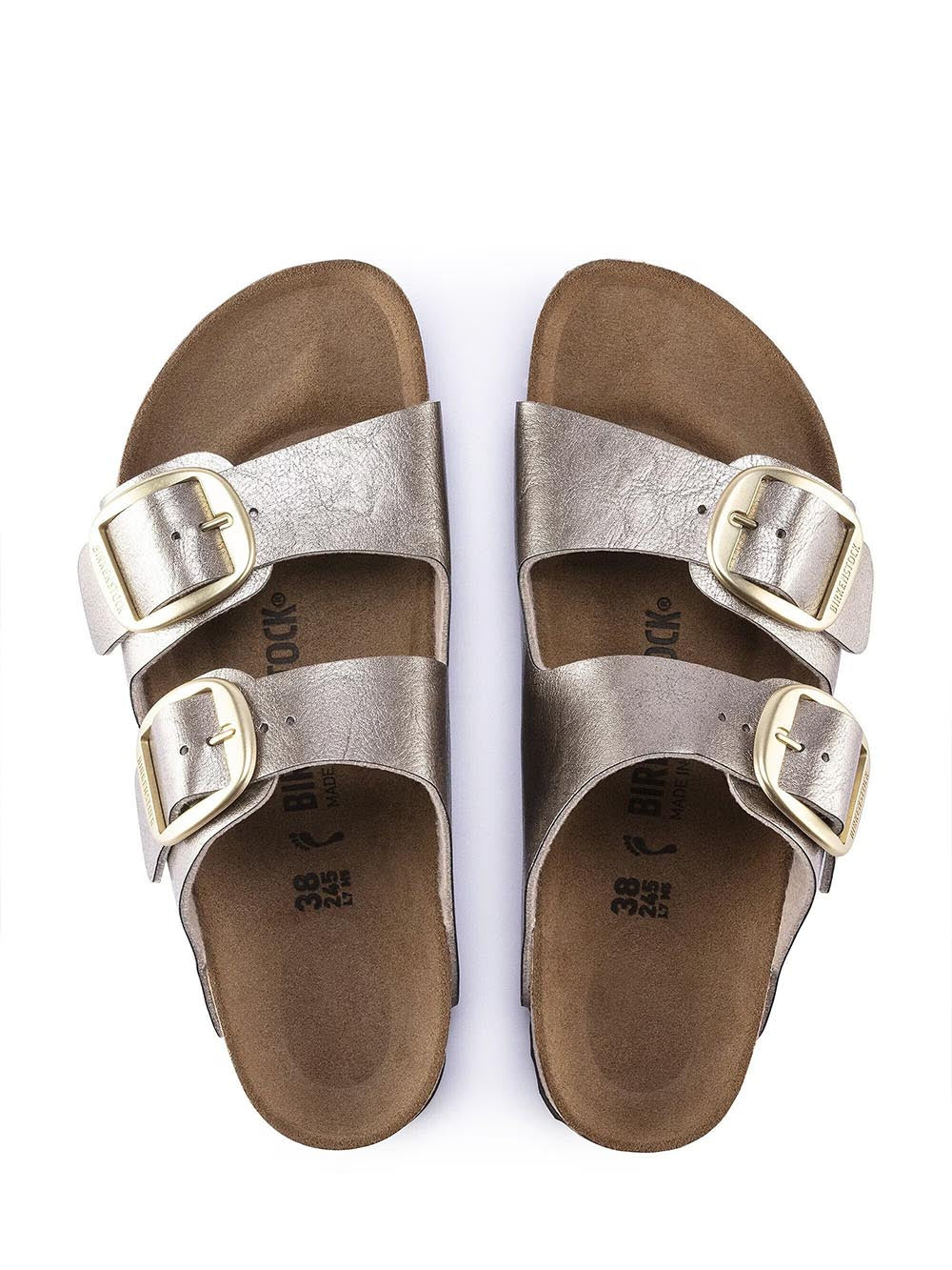 arizona big buckle Birkenstock Ciabatta Donna 1020882 Bronzo