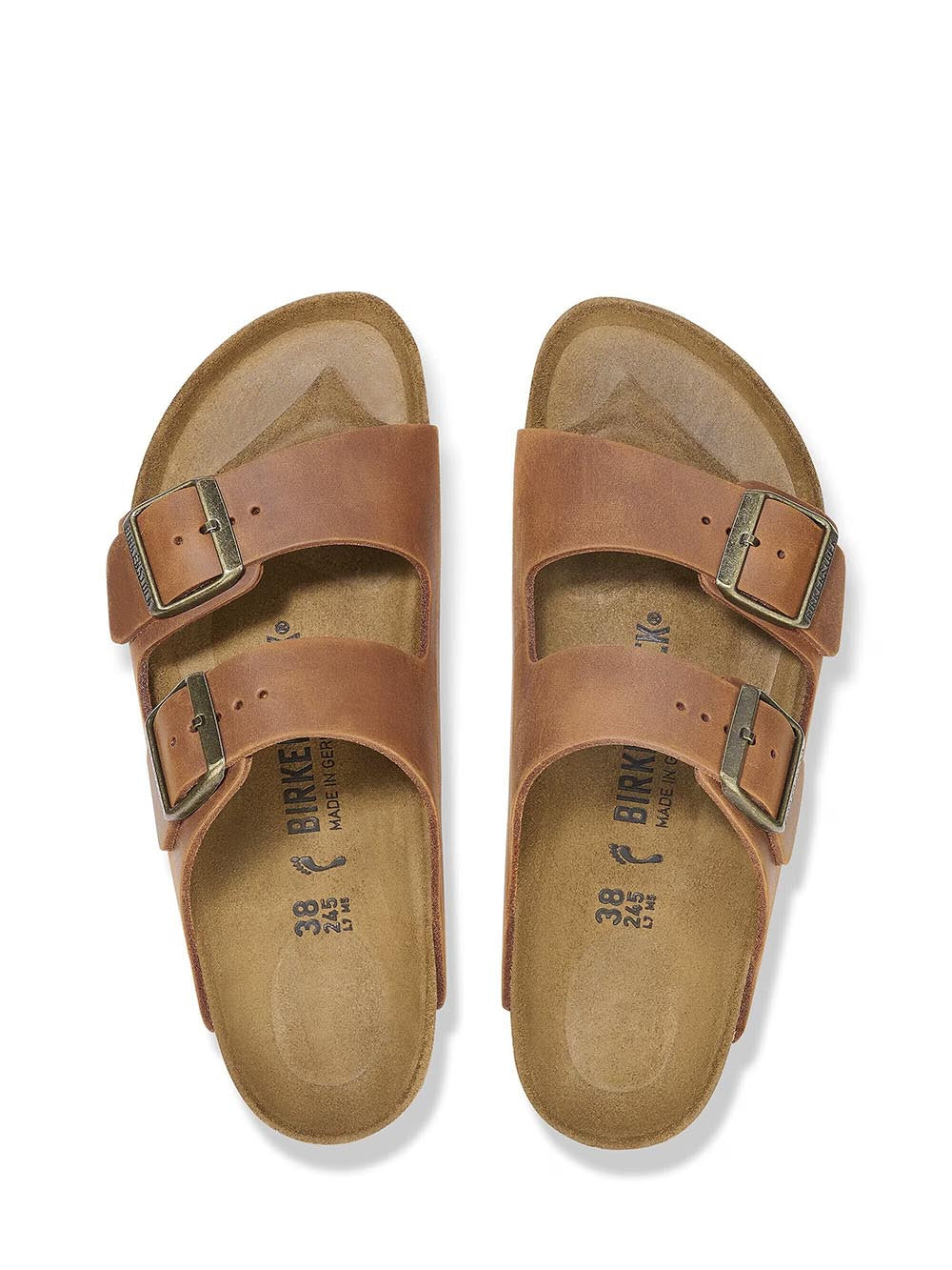 arizona bs Birkenstock Ciabatta Donna 1028401 Cognac