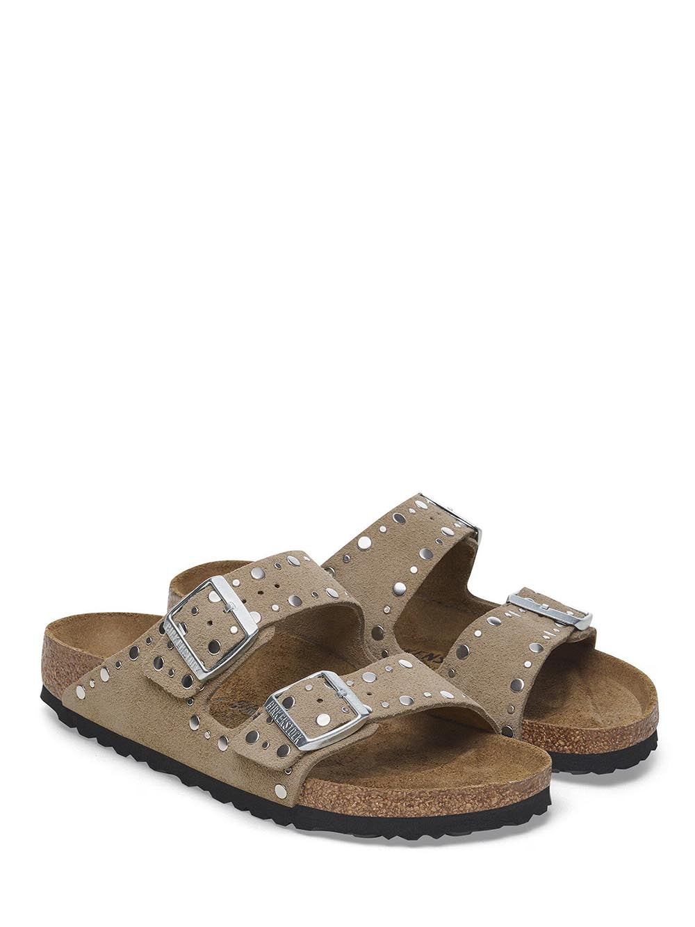 arizona rivet border Birkenstock Ciabatta Donna 1029390 Taupe