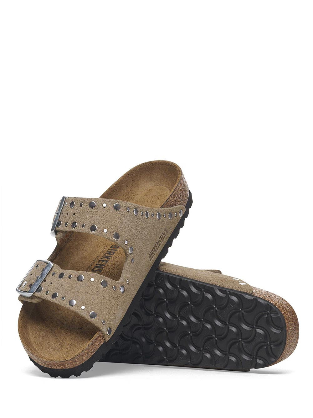 arizona rivet border Birkenstock Ciabatta Donna 1029390 Taupe