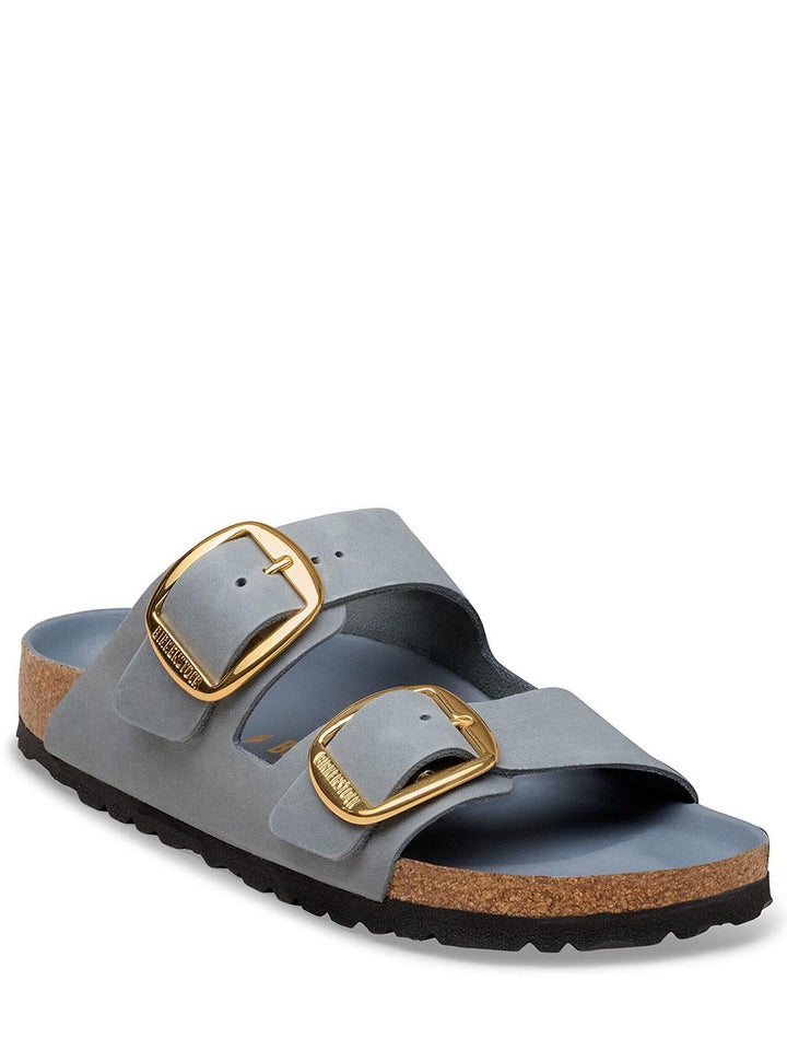 arizona big buckle Birkenstock Ciabatta Donna 1032071 Grigio