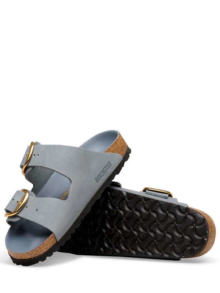 arizona big buckle Birkenstock Ciabatta Donna 1032071 Grigio