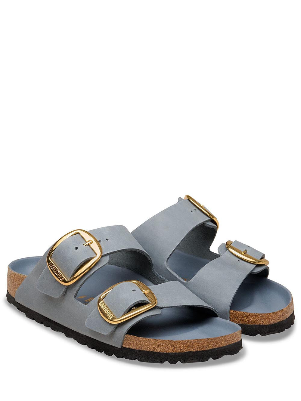 arizona big buckle Birkenstock Ciabatta Donna 1032071 Grigio